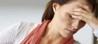 Donna affetta da ansia