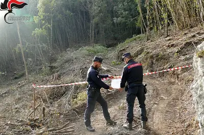 L'intervento dei carabinieri