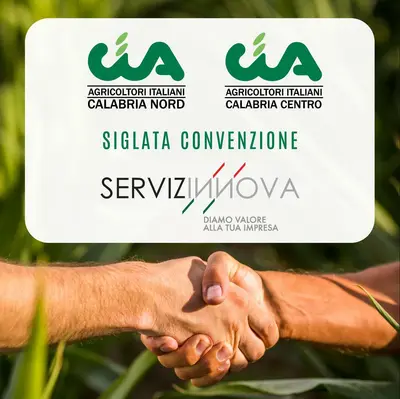 Servizinnova supporterà la crescita e lo sviluppo delle aziende agricole associate CIA attraverso la gestione dei bandi/agevolazioni fiscali