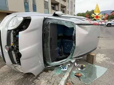 L'auto coinvolta nell'incidente