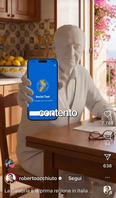 Un frammento del video