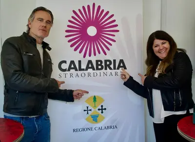 Fulvia Caligiuri Direttore Generale Arsac  e Jimmy Ghione