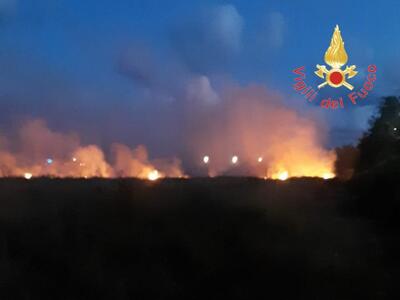 L'incendio di Lamezia