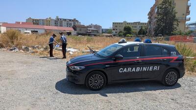 Una delle discariche sequestrate