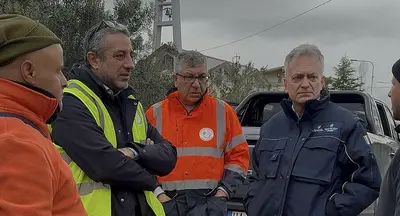 Iacobini e Gallo insieme ai tecnici