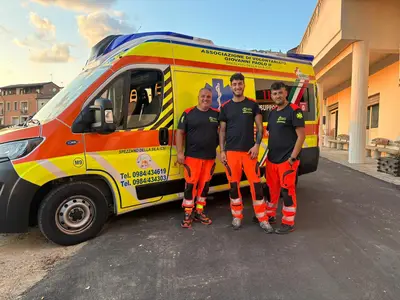 squadra dell’associazione Giovanni Paolo II di Spezzano della Sila