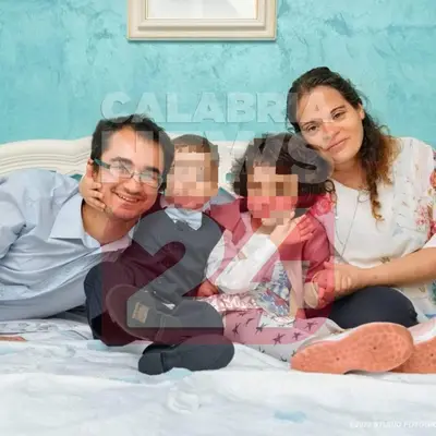 Paola Talarico con la sua famiglia