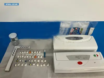 Il materiale sequestrato