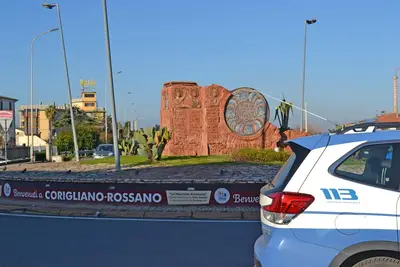 La polizia a Corigliano-Rossano
