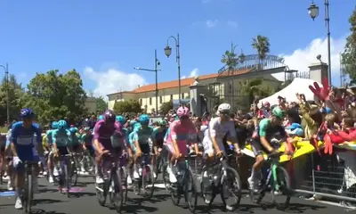La partenza del Giro d'Italia a Catanzaro