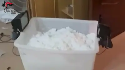 La cocaina rinvenuta