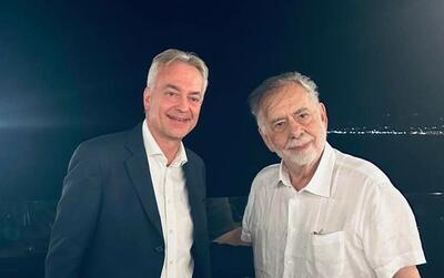 Gianluca Gallo con Francis Ford Coppola a Soverato