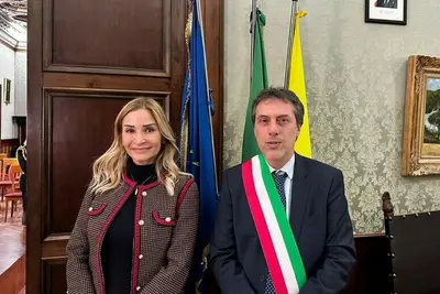 Sindaco Fiorita e ambasciatrice della Svizzera