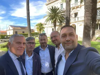 Aprile con alcuni protagonisti dell'incontro