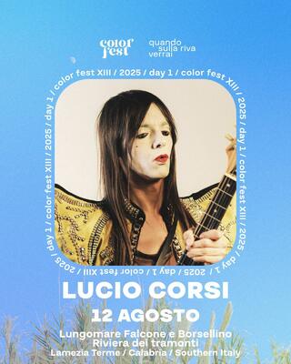 Lucio Corsi stasera al Color Fest
