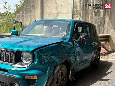 Una delle auto incidentate