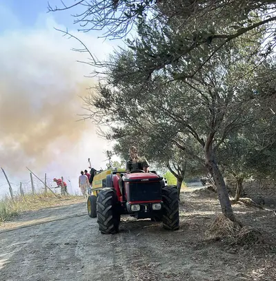 L'incendio a Castrovillari