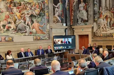 L'intervento del rettore Greco