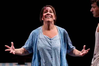 Un momento dello spettacolo di Emma Dante