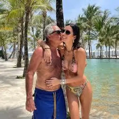 Elisabetta Gregoraci con il padre
