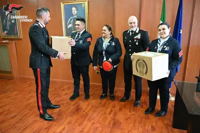 consegnati i pacchi dono alle famiglie dei militari scomparsi