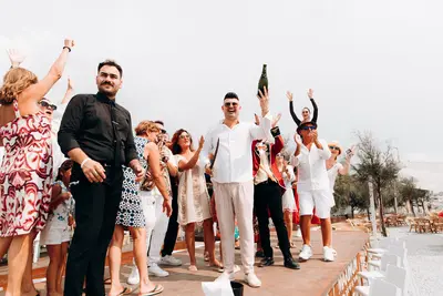 Festeggiamenti al Riva