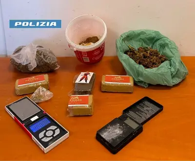 La droga sequestrata