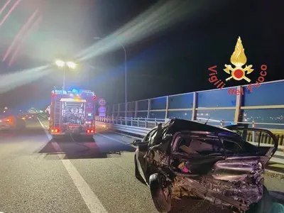 L'incidente avvenuto nella notte