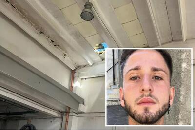 Capannone da cui è precipitato Maicol