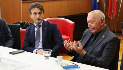 Il rettore Greco e il sindaco Principe