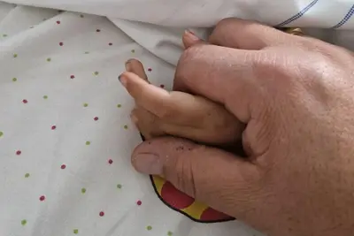 Due mani che si stringono