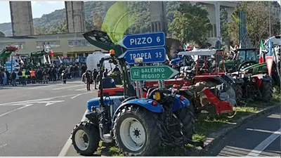 Protesta agricoltori calabresi