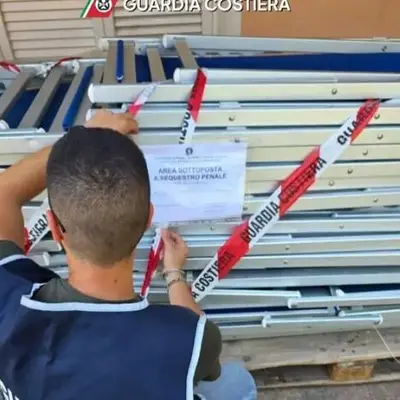 Il sequestro della Guardia costiera