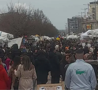 Tanta gente all'ultimo giorno di fiera