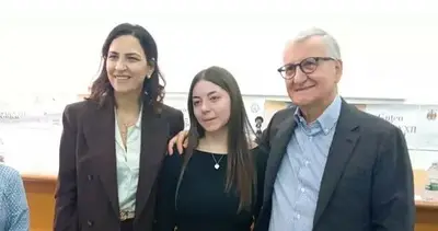 La studentessa catanzarese con le istituzioni