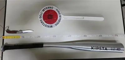 Il materiale sequestrato