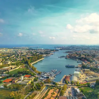 brindisi dall'alto