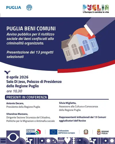 locandina Conferenza Puglia Beni Comuni