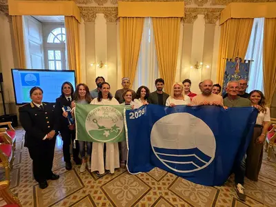 fasano bandiera blu e verde