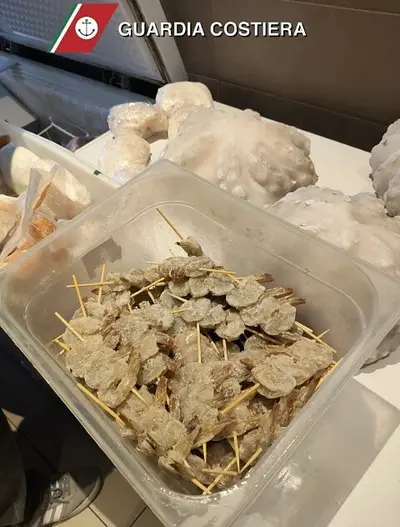 prodotti ittici sequestrati