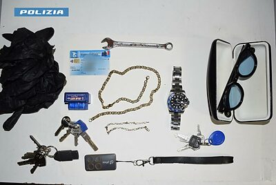 materiale sequestrato
