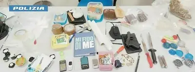 sequestro droga e armi polizia