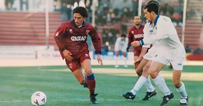 Igor Protti in azione al "Giglio" - foto AC Reggiana