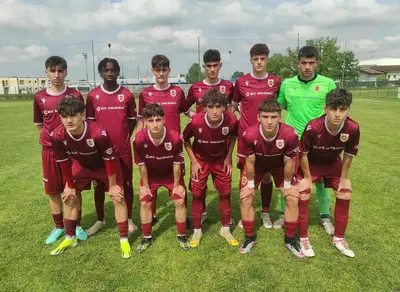 I ragazzi dell'Under 17 che hanno superato in casa la Sampdoria