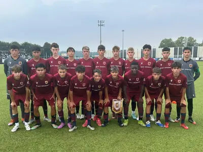 I ragazzi dell'Under 15 impegnati contro la Juventus
