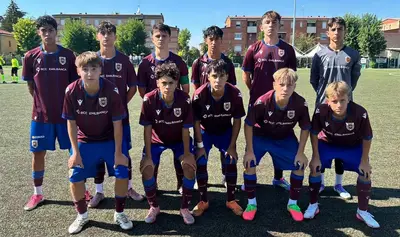 La formazione dell'Under 15 che ha battuto di misura il Carpi - foto AC Reggiana
