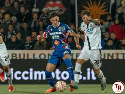 Ignacchiti in azione contro il Cesena nel match dell'andata - foto Silvia Casali