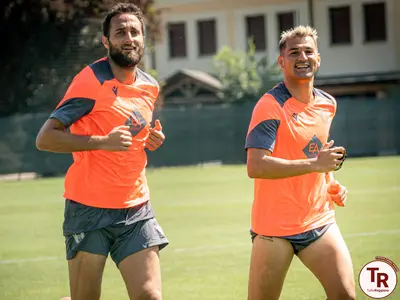 Kabashi assieme a Rozzio a metà luglio - foto Silvia Casali