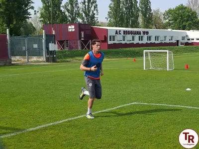 Bozzolan al lavoro al "Villa Granata" Training Centre