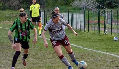 Fabiana Costi in azione - foto AC Reggiana